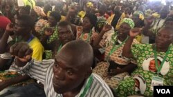 Zanu PF supporters attending the 18th Annual People's Conference in Goromonzi, Mashonaland East province, Zimbabwe.