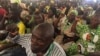 Zanu PF supporters attending the 18th Annual People's Conference in Goromonzi, Mashonaland East province, Zimbabwe.