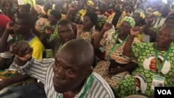 Zanu PF supporters attending the 18th Annual People's Conference in Goromonzi, Mashonaland East province, Zimbabwe.