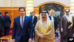Bahrain US Rubio Gulf