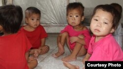 올해 8월 북한 황해남도 해주 고아원의 아이들. (미션 이스트 제공)