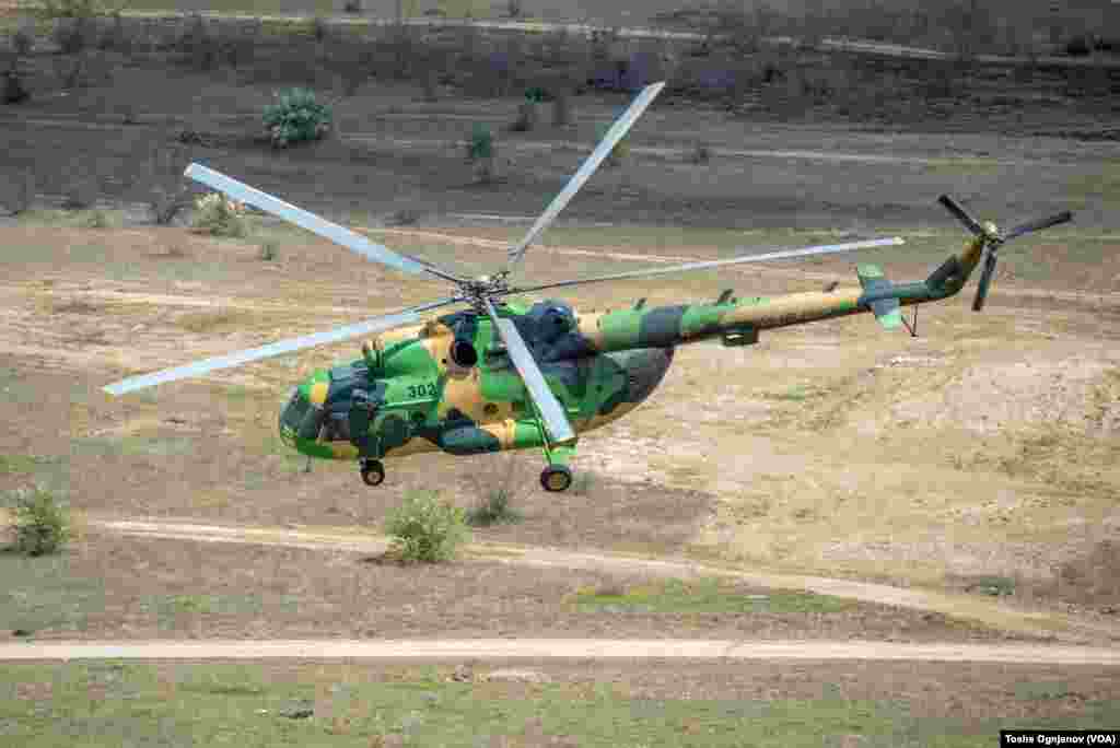 Army of North Macedonia - military drill Flash22 at training center Krivolak