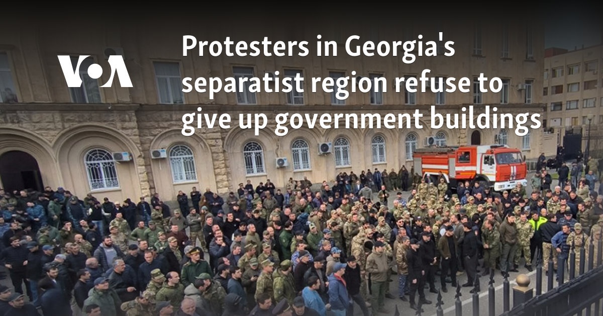 Protests Erupt in Abkhazia Over Leadership Conflict