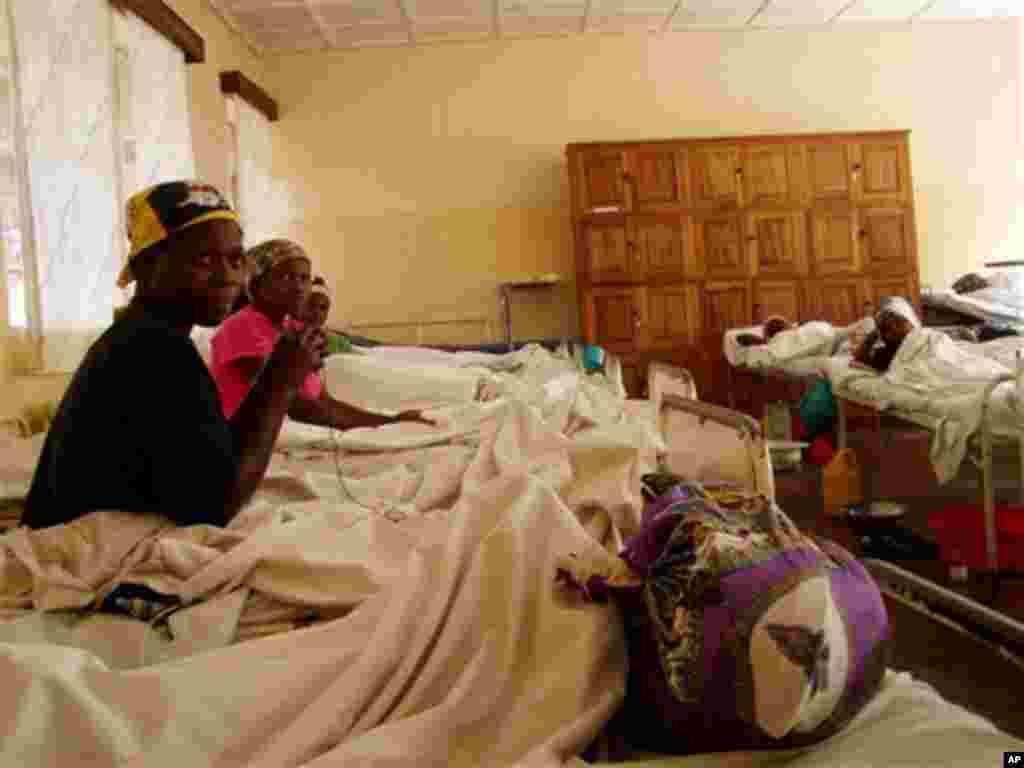 ** CORRECTS DAY IN DATE ** Patients, some recovering from surgery, in the Panzi General Hospital for rape victims in Eastern Congo close to the town of Bukavu, Democratic Republic of Congo on Saturday, June. 11, 2005. In Congo, for those who manage to sur