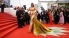 မနှစ်က ပြင်သစ် Cannes ရုပ်ရှင်ပွဲတော် တက်ရောက်လာတဲ့ ဘောလိဝုဒ် အကျော်အမော် မင်းသမီး Aishwarya Rai Bachchan. (မေ ၁၉၊ ၂၀၁၉)