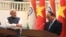 Indian Prime Minister Narendra Modi, left, listens to Vietnamese Prime Minister Nguyen Xuan Phuc during a press conference in Hanoi, Vietnam, Sept. 3, 2016. The two countries have agreed to upgrade a “strategic partnership,” giving Vietnam more Indian market access.