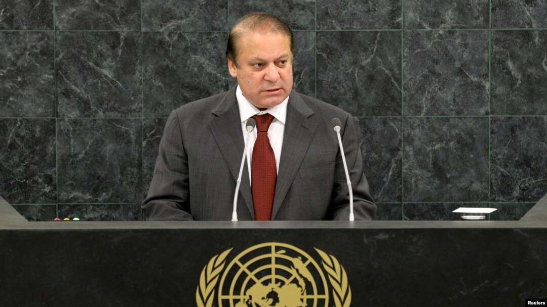 Pokiston Bosh vaziri Navoz Sharif BMT minbarida, 27-sentabr, 2013