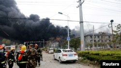 사건이 발생한 화학공장 