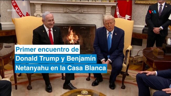 Así fue el encuentro entre Donald Trump y Benjamín Netanyahu en la Casa Blanca