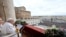Pope Francis delivers his traditional Christmas Day Urbi et Orbi message to the city and the world from the main balcony of St. Peter's Basilica at the Vatican, December 25, 2023.