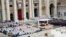A general view as Pope Francis attends a Mass for the beatification of Pope John Paul I, in St. Peter's Square at the Vatican, Sept. 4, 2022.