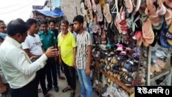 নিউ মার্কেটে ঢাকা দক্ষিণ সিটির অভিযান