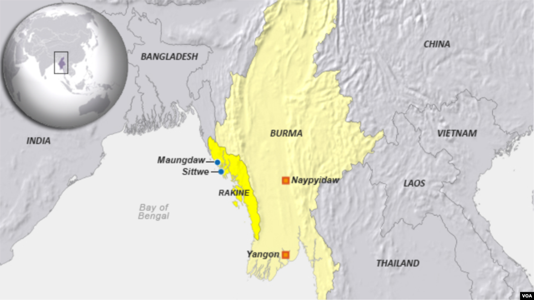 Provinsi Rakhine, Myanmar.