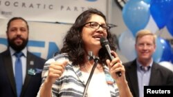 Temsilciler Meclisi'ne seçilen Filistin kökenli Amerikalı müslüman Rashida Tlaib