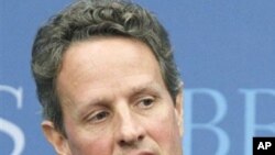 ທ່ານ Timothy Geithner ລັດຖະມົນຕີກະຊວງການເງິນສະຫະລັດ