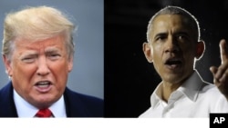 UMnu. Trump loMnu. Obama.