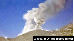 حمله هوایی در محدوده کوه‌های جماران در شمال تهران - دقایق پایانی جمعه ۱۴ فروردین