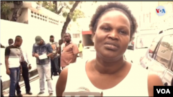 Deputy Guerda Benjamin came to lend support to her colleagues and decried the insecurity crippling the country.