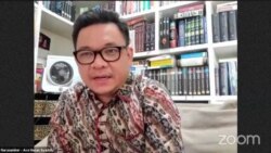 Wakil Ketua Komisi VIII DPR RI, Ace Hasan Syadzly saat menjadi narasumber dalam diskusi dari yang diprakarsai oleh Save The Children Indonesia, Rabu, 19 Agustus 2020. (Foto: Tangkapan Layar)