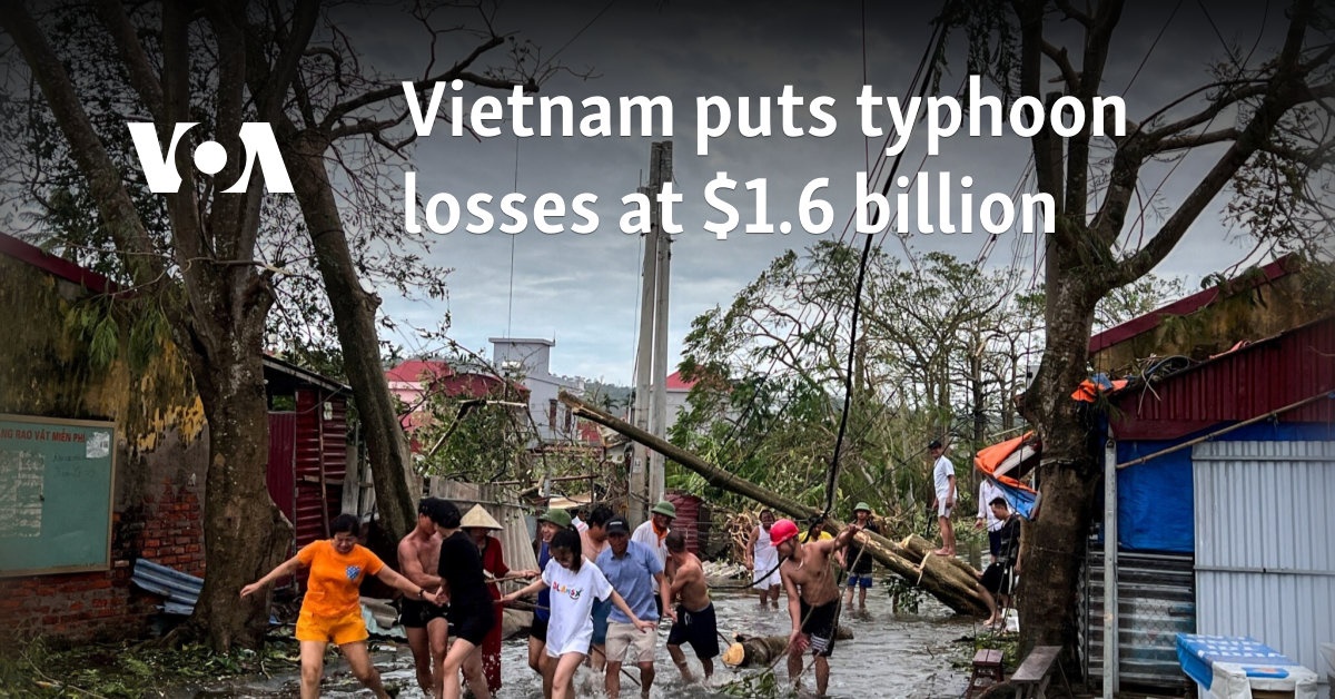 Vietnam puts typhoon losses at $1.6 billion  