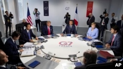 រូបឯកសារ៖ ក្រុមមេដឹកនាំប្រទេស G7 ជួបប្រជុំកាលពីឆ្នាំ ២០១៩។ 