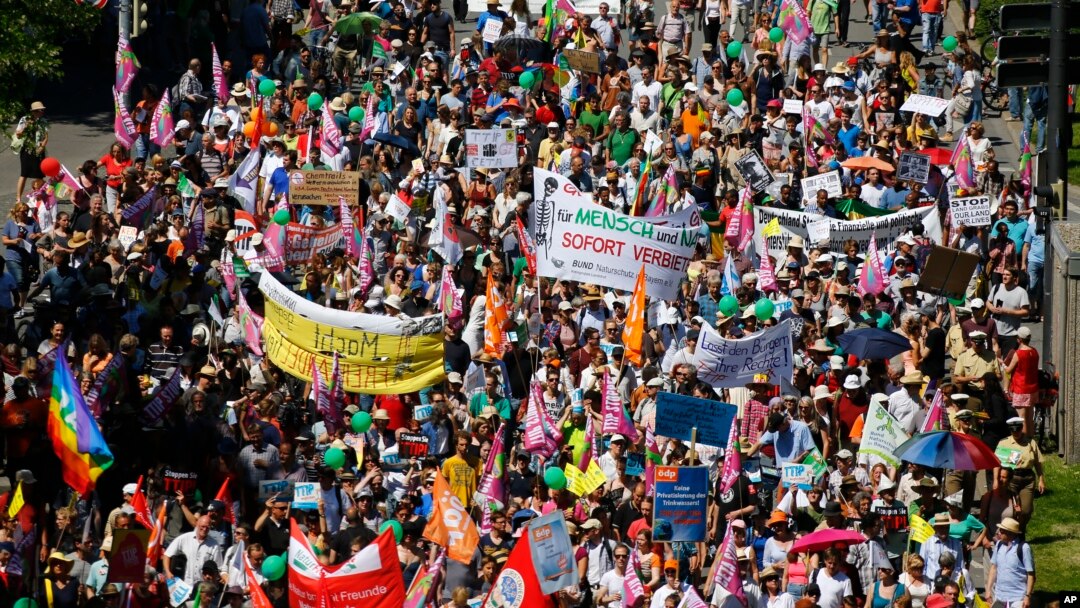 Protesti u Minhenu uoči samita G7