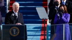 Tân Tổng thống Joe Biden phát biểu ngay sau tuyên thệ nhậm chức, 20/1/2021.