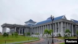 FILE - A general view of Brunei's new Legislative Council Building during its opening in Bandar Seri Begawan, March 4, 2008. 