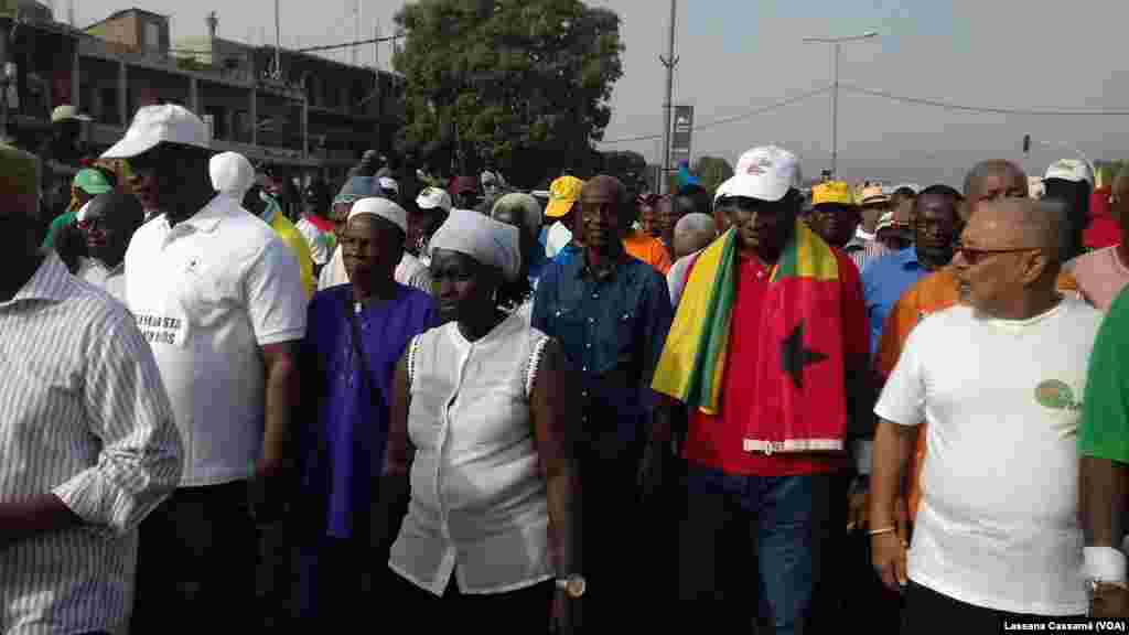 Manifestação contra o Presidente em Bissau