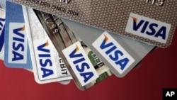VISA credit cards (File)