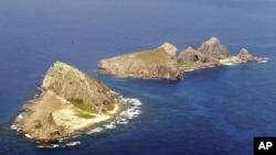 The string of islands known as Senkaku islands in Japanese, and Diaoyu in Chinese (2010 file photo)