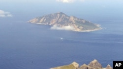 The string of islands known as Senkaku islands in Japanese, and Diaoyu in Chinese (2010 file photo)