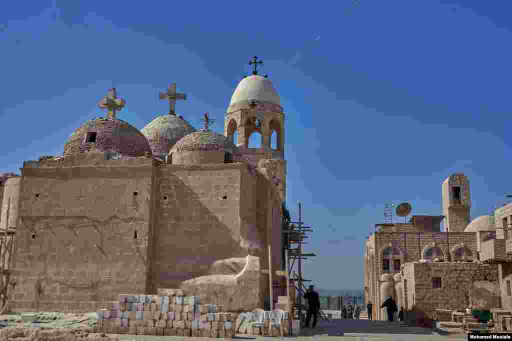 The Gabal Al-Teir area, where the Virgin Mary church and monastery is located, is considered to be one of the main points of interest along the Holy Family&#39;s journey through the eight provinces of Egypt when they fled Israel. (Hamada Elrasam/VOA) 