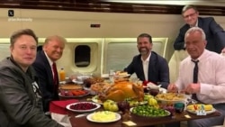 آمریکا از لنز دوربین - شام روز شکرگزاری در هواپیمای ویژه رئیس جمهوری ایالات متحده