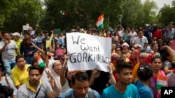 India Gorkha Protest
