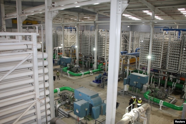 A view shows a desalination plant in south of Agadir, Morocco, in this handout picture obtained by Reuters on November 21, 2022. (Moroccan Ministry of Agriculture/Handout via REUTERS)