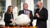President Joe Biden pardons Chocolate, the national Thanksgiving turkey, at the White House in Washington, Nov. 21, 2022. 