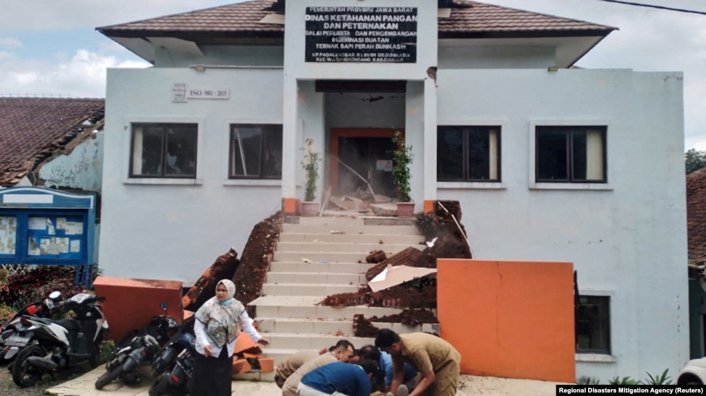 Động đất ở Cianjur, Indonesia, ngày 21/11/2022.