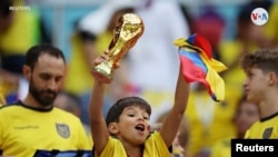 La afición de Ecuador en Qatar, en diez imágenes 