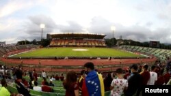 Vista del Estadio Olímpico, en Caracas, el 2 de septiembre de 2021.