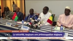 La sécurité du Burkina préoccupe les pays du G5 Sahel