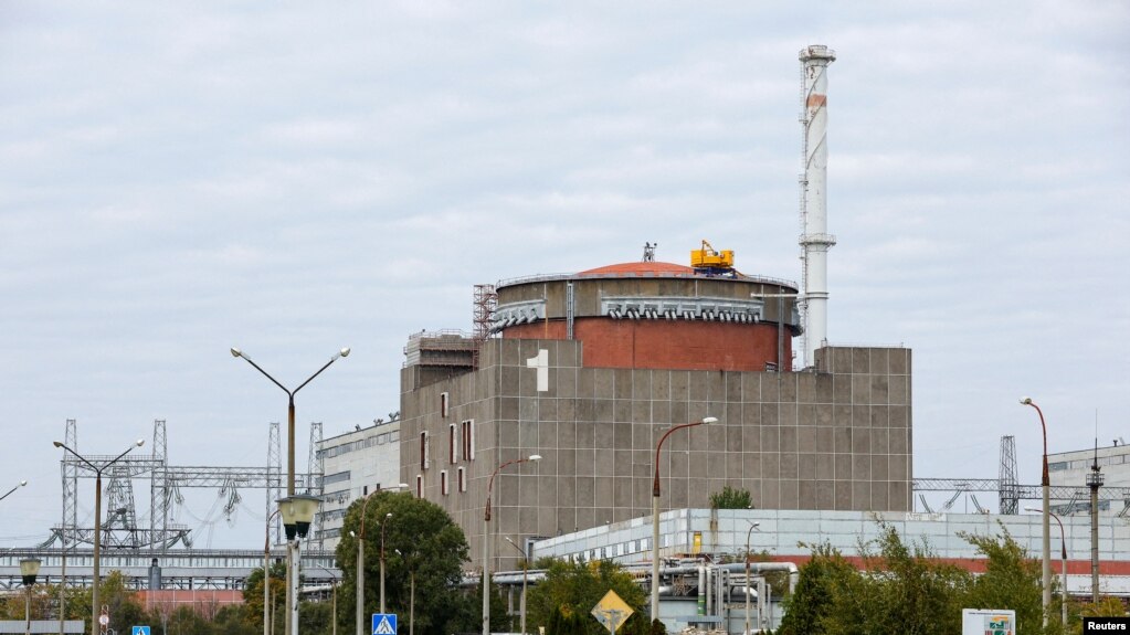 FILE - A view shows the Zaporizhzhia Nuclear Power Plant outside Enerhodar in the Zaporizhzhia region, Russian-controlled Ukraine, Oct. 14, 2022. 