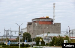 FILE - A view shows the Zaporizhzhia Nuclear Power Plant outside Enerhodar in the Zaporizhzhia region, Russian-controlled Ukraine, Oct. 14, 2022.