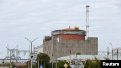 FILE - A view shows the Zaporizhzhia Nuclear Power Plant outside Enerhodar in the Zaporizhzhia region, Russian-controlled Ukraine, Oct. 14, 2022. 