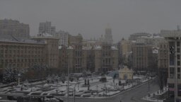 Independent Square (Maidan) in Kyiv, Ukraine, is seen on Nov. 21, 2022. 