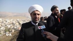 مەڕاسیمی ناشتنی قوربانیەکانی ڕووداوەکەی سلێمانی