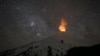 The Villarrica volcano shows signs of activity, as seen from Pucon, some 800 kilometers south of Santiago, Chile, Nov. 21, 2022.