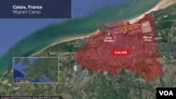 Calais, France migrant camp