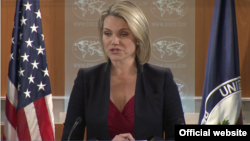 Heather Nauert, juru bicara Departemen Luar Negeri Amerika (foto: dok). 