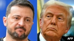 Presidente ucraniano Volodymyr Zelenskyy e presidente americano Donald Trump